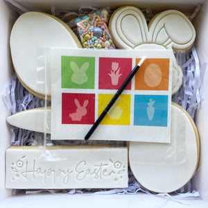 Paint Your Own PYO Edible Easter Palettes for Cookies - Sheet of 10 Uncut