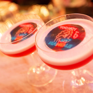 Engagement Wedding Birthday Photo Edible Cocktail Drink Toppers