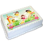 Fairy Rectangle Edible Cake Topper