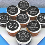 Birthday Themed Edible Cupcake Toppers
