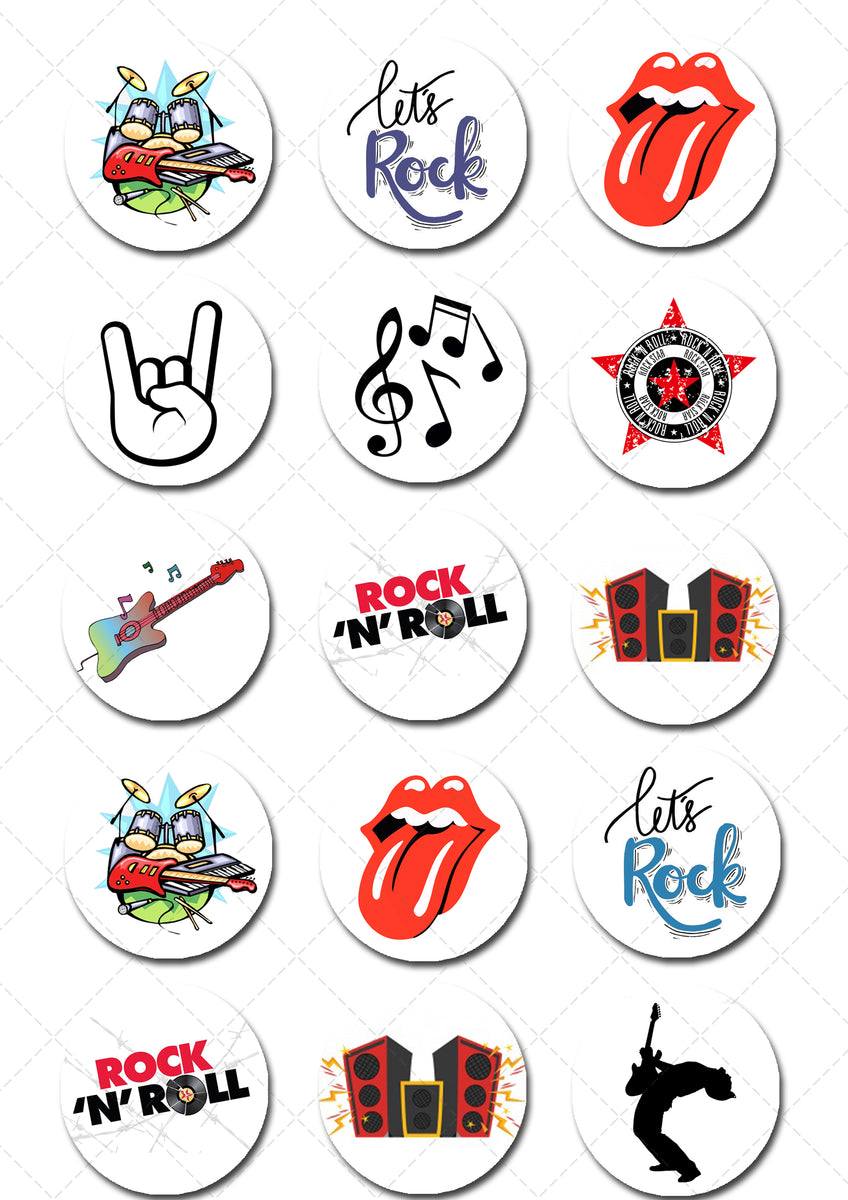 Rock And Roll Cupcakes 