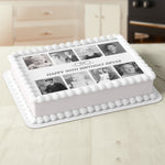 Photo Collage Square A4 A3 Edible Icing Cake Topper