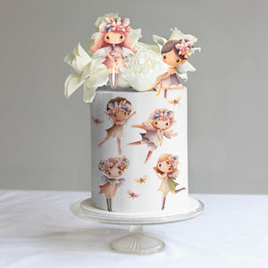 Fairy & Butterfly Edible Icing Cutout Characters