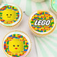 Lego Pre-cut Edible Cupcake or Cookie Toppers