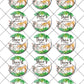 Jungle Animal Safari Pre-cut Edible Icing Cupcake or Cookie Toppers