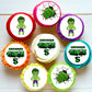 Incredible Hulk Pre-cut Edible Icing Cupcake or Cookie Toppers