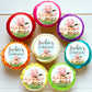 Baby Farmyard Animals Pre-cut Edible Cupcake or Cookie Toppers