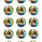Custom Photo Logo Pre-cut Edible Cupcake or Cookie Toppers
