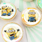 Minions Pre-cut Edible Cupcake or Cookie Toppers