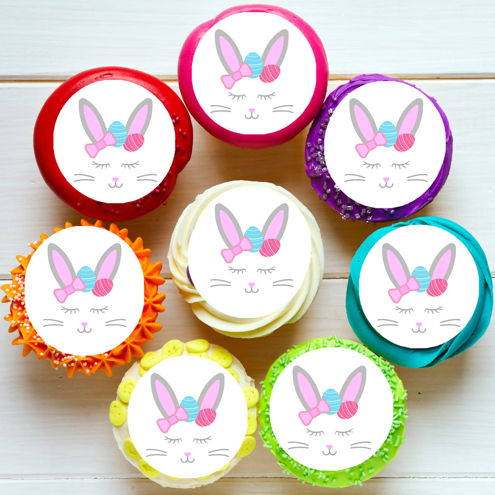 Bunny Ears Edible Cupcake Toppers