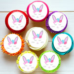 Bunny Ears Edible Cupcake Toppers