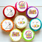 Easter Bunny Rabbit Pre-cut Edible Icing Cupcake or Cookie Toppers