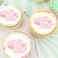 Baby Girl Pre-cut Edible Icing Cupcake or Cookie Toppers