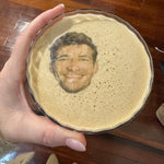 Face Photo Portrait Custom Cutout Edible Cocktail Drink Toppers