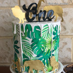 Fern Leaf Edible Icing Cake Wrap