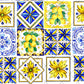 Amalfi Tiles Italian Edible Icing Cake Wrap