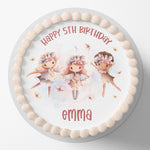 Fairy Fairies Pre-cut Round Edible Cake Topper