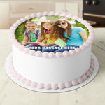 Custom Photo Pre-cut Edible Icing Cake Topper