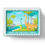 Dinosaurs Edible Icing Cake Topper