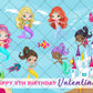 Mermaid Under The Sea Edible Cake Topper