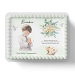 First Holy Communion Edible Icing Cake Topper