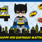 Batman Superhero Edible Cake Topper