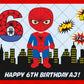Spiderman Superhero Edible Cake Topper