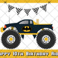 Monster Trucks Edible Icing Cake Topper