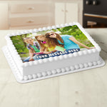 Edible Icing Cake Topper Customised with Your Own Image