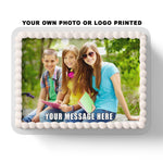 Custom Photo Edible Icing Cake Topper