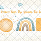 First Trip Around the Sun Personalised Edible Cake Topper