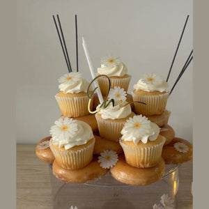 Pre-cut Edible Wafer Daisies Flowers