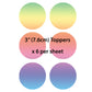 3" Round Custom Edible Cupcake or Cookie Toppers