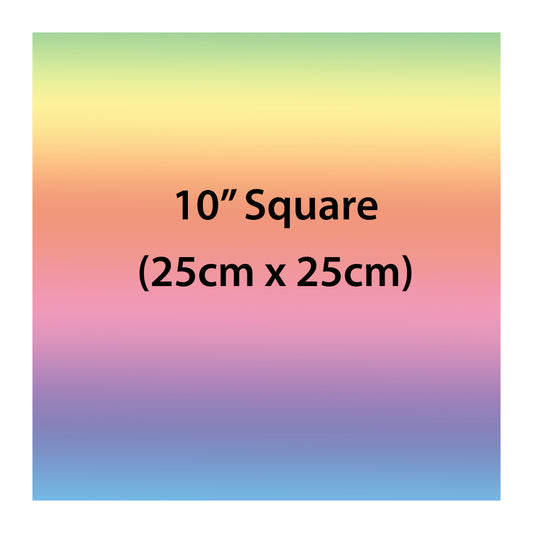 10" Square Custom Edible Icing Image Cake Topper