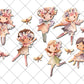 Fairy & Butterfly Edible Icing Characters