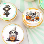 Halloween Pre-cut Edible Cupcake or Cookie Toppers