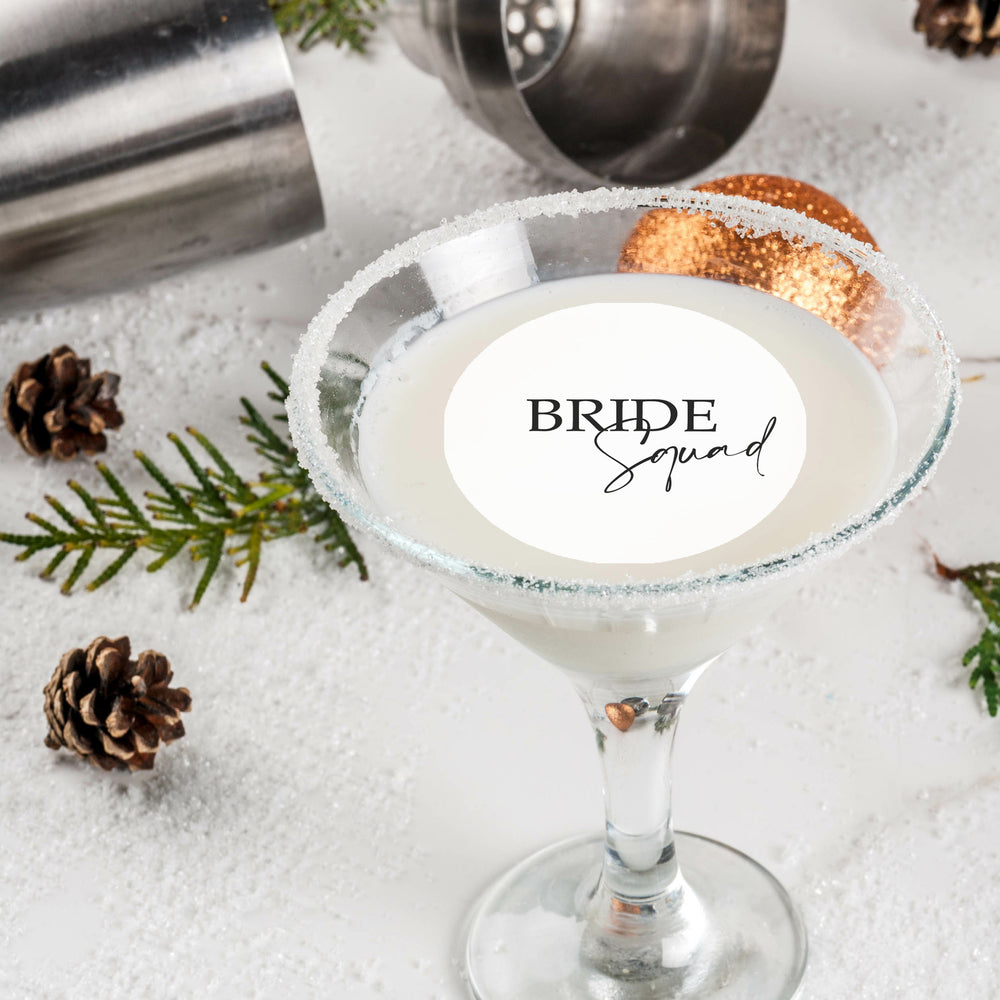 Bride Squad Edible Cocktail Drink Toppers
