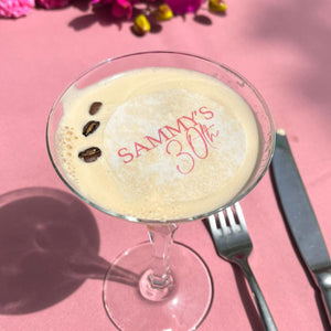 I Do Crew Wedding Engagement Hens Edible Cocktail Drink Toppers