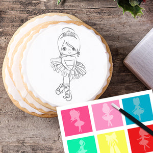 Ballerina Dance Pre-cut PYO Cookie Toppers