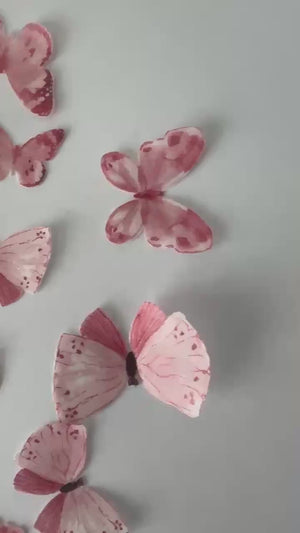 
            
                Load and play video in Gallery viewer, Coral Coloured Pre-cut Edible Wafer Butterflies
            
        