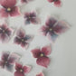 Pink & Purple Pre-cut Edible Wafer Hydrangea Flowers