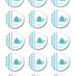 Baby Shower Edible Cupcake Toppers