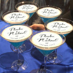 Wedding Bridal Anniversary Edible Cocktail Drink Toppers