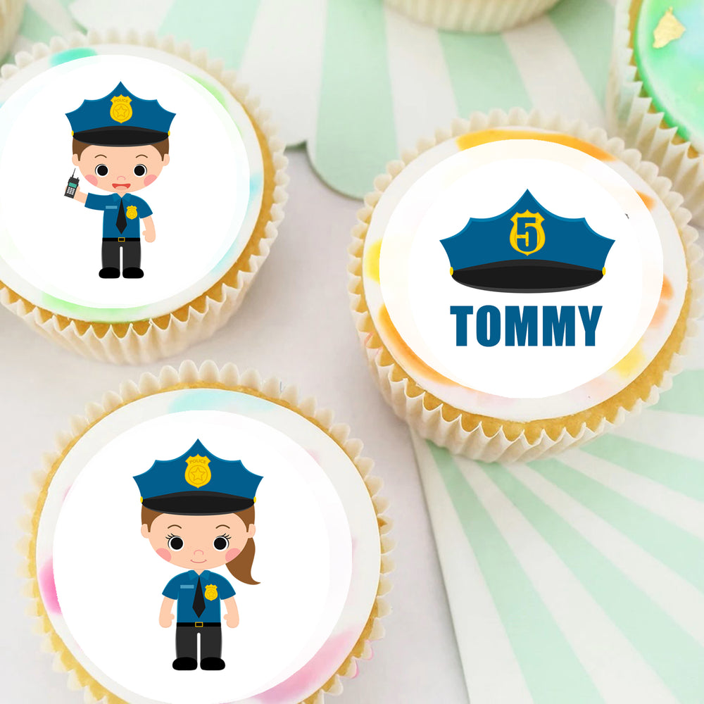 Police Cake - 1102 – Cakes and Memories Bakeshop