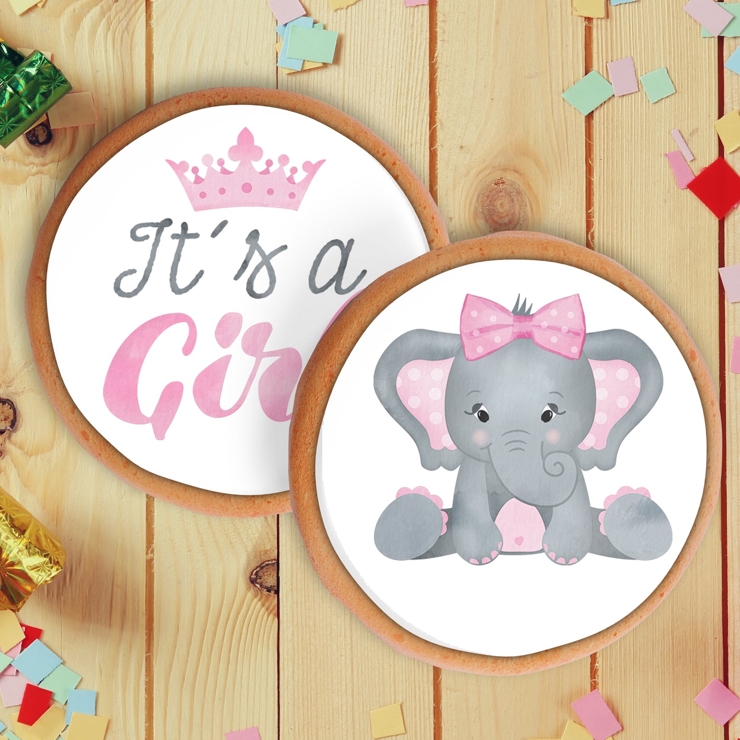 3" Round Custom Edible Cupcake or Cookie Toppers