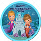 Mermaid Under The Sea Pre-cut Round Edible Cake Topper
