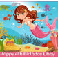 Mermaid Under The Sea Rectangle Edible Cake Topper