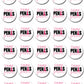 Hens Bachelorette Cheeky Pre-cut Mini Edible Cupcake or Cookie Toppers