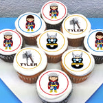 Thor Edible Cupcake Toppers
