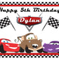 Cars Rectangle Edible Cake Topper